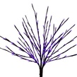 36" Brown Glimmer Spray Lighted Branches, Purple LED Lights, 1 pc