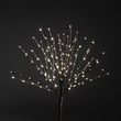 36" Brown Glimmer Spray Lighted Branches, Pure White LED Lights, 1 pc