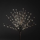 Brown Glimmer Spray Lighted Branches with Pure White LED Lights, 1 pc