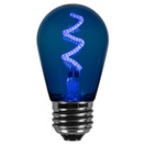 S14 Blue Zig Zag Filament LED Replacement Bulbs