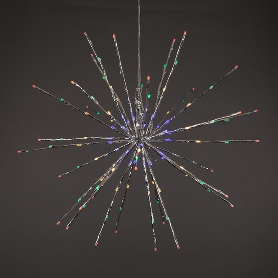 16" Silver SuperNova Starburst Lighted Branches, Multicolor LED Lights, 1 pc