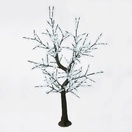 Black LED Cherry Tree, Pure White Lights