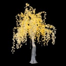 White Weeping Willow Tree, Warm White LED Lights