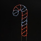 Christmas Candy Cane, Cool White and Red LED Lights
