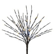36" Brown Glimmer Spray Lighted Branches, Pure White / Warm White LED Lights, 1 pc