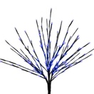 Brown Glimmer Spray Lighted Branches with Blue LED Lights, 1 pc