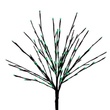 36" Brown Glimmer Spray Lighted Branches, Green LED Lights, 1 pc
