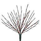 Brown Glimmer Spray Lighted Branches with Red LED Lights, 1 pc