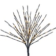36" Brown Glimmer Spray Lighted Branches, Warm White LED Lights, 1 pc