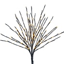 Brown Glimmer Spray Lighted Branches with Warm White LED Lights, 1 pc