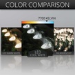 Kringle Traditions TM C7 120V Dimmable Cool White LED Christmas Light Bulbs