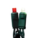 5mm Red, Pure White LED Christmas Lights with Strobe