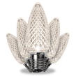 Kringle Traditions TM C7 120V Dimmable Pure White LED Christmas Light Bulbs