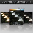 Kringle Traditions TM C7 120V Dimmable Cool White LED Christmas Light Bulbs