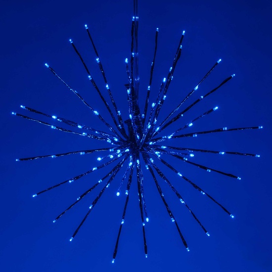 16" Blue SuperNova Starburst Lighted Branches, Blue LED Lights, 1 pc