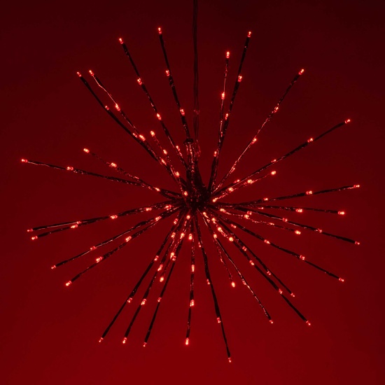 16" Red SuperNova Starburst Lighted Branches, Red LED Lights, 1 pc