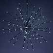 16" Silver SuperNova Starburst Lighted Branches, Pure White LED Lights, 1 pc