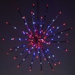 16" Silver SuperNova Starburst Lighted Branches, Red / White / Blue LED Lights, 1 pc