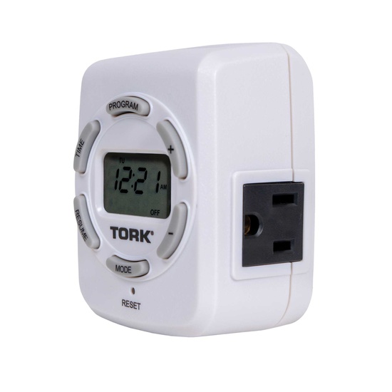 Heavy Duty Digital 7-Day Timer with 2 Grounded Outlets