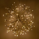 Gold UltraBright Starburst Lighted Branches with Warm White LED Flashing Lights, 1 pc