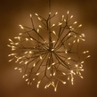 20" White UltraBright Starburst Lighted Branches, Warm White LED Flashing Lights, 1 pc