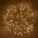 White UltraBright Starburst Lighted Branches with Warm White LED Flashing Lights, 1 pc