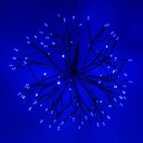 Blue UltraBright Starburst Lighted Branches with Blue LED Flashing Lights, 1 pc