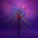 Brown Glimmer Spray Lighted Branches with Multicolor LED Lights, 1 pc