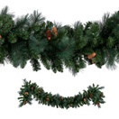 Mixed Noble Commercial Unlit Christmas Garland
