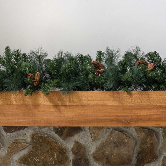 9' x 14" Mixed Noble Commercial Unlit Christmas Garland