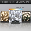 150 Cool White SoftTwinkle LED Curtain Lights