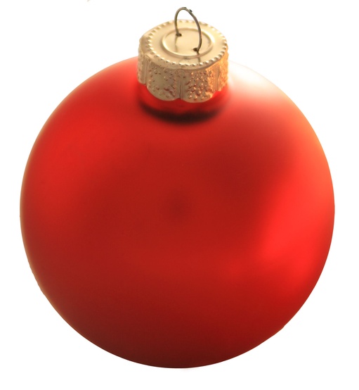 Rosewood Glass Ball Christmas Ornament