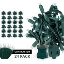 5mm Cool White LED Christmas Lights, Contractor Pack