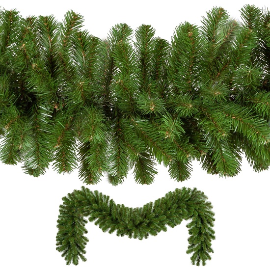 4.5' x 14" Sequoia Fir Commercial Unlit Christmas Garland