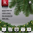 9' x 14" Oregon Fir Prelit Commercial LED Christmas Garland, 100 Warm White Lights