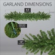 9' x 14" Olympia Pine Commercial Unlit Christmas Garland
