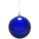 Blue Shatterproof Commercial Christmas Ornament, Candy Finish