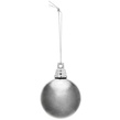 2" Silver Shatterproof Commercial Christmas Ornament, Candy Finish
