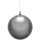 Silver Shatterproof Commercial Christmas Ornament, Candy Finish