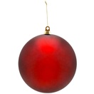 Red Shatterproof Commercial Christmas Ornament, Matte Finish