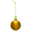 2" Gold Shatterproof Commercial Christmas Ornament, Candy Finish