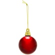2" Red Shatterproof Commercial Christmas Ornament, Candy Finish