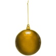 4" Gold Shatterproof Commercial Christmas Ornament, Candy Finish