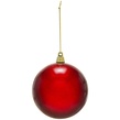 4" Red Shatterproof Commercial Christmas Ornament, Candy Finish