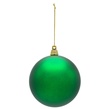 4" Green Shatterproof Commercial Christmas Ornament, Matte Finish