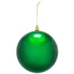 6" Green Shatterproof Commercial Christmas Ornament, Candy Finish
