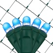 4' x 6' Lux360 TM Blue D5 TM LED Net Lights, Green Wire