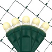 4' x 6' Lux360 TM Warm White D5 TM LED Net Lights, Green Wire