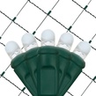 4' x 6' Lux360 TM Cool White D5 TM LED Net Lights, Green Wire