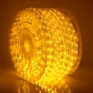 Yellow LED Rope Light, 2 Wire 1/2", 120 Volt